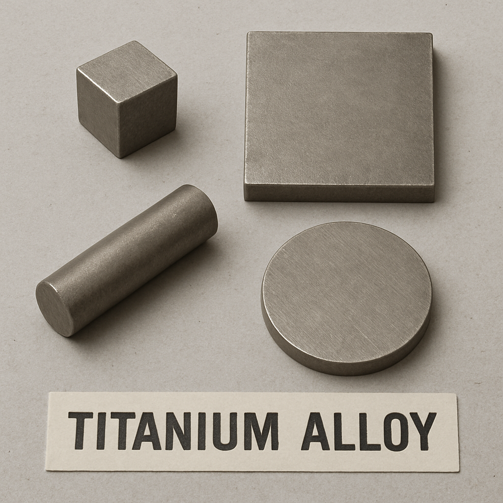 Titanium alloy samples