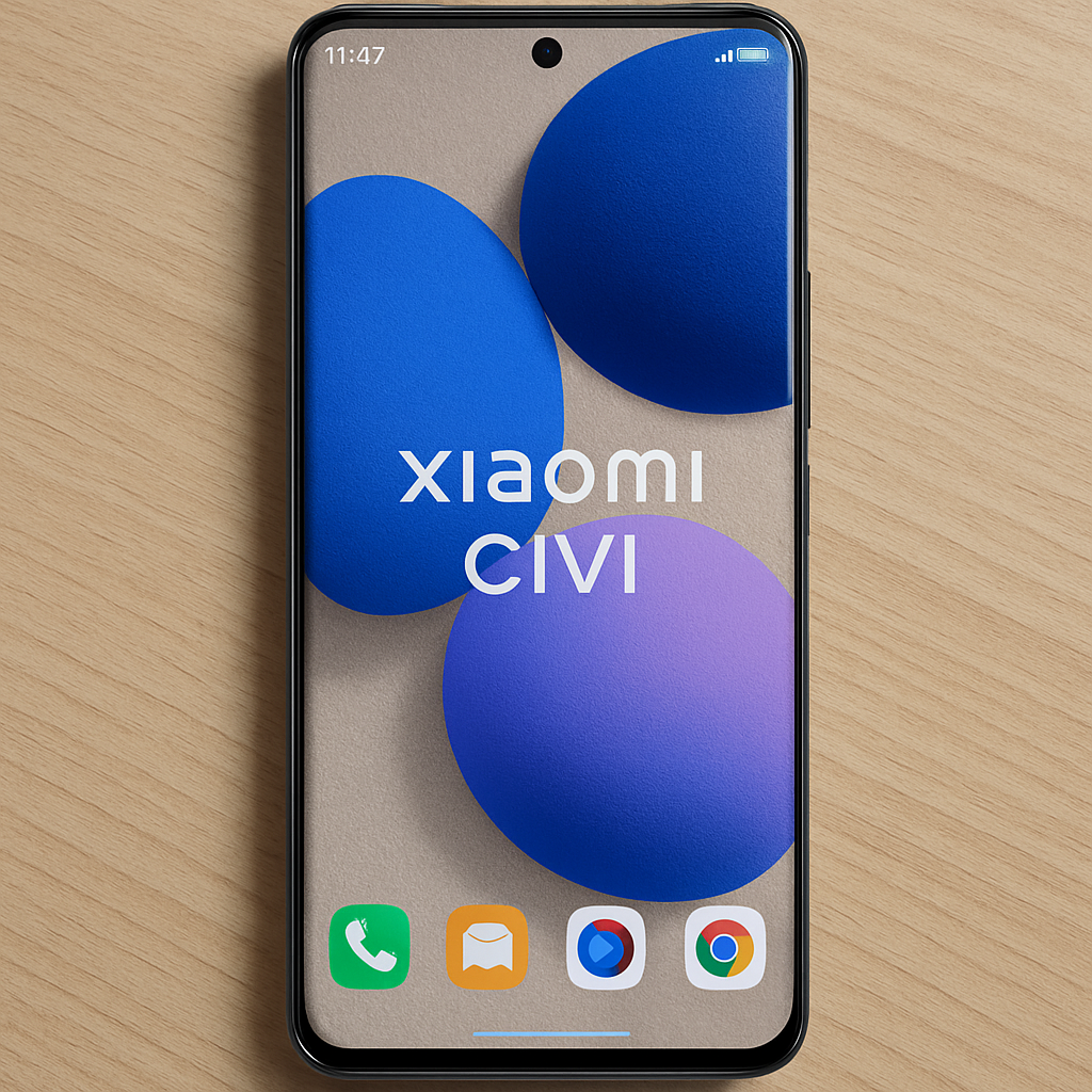 Xiaomi Civi smartphone display