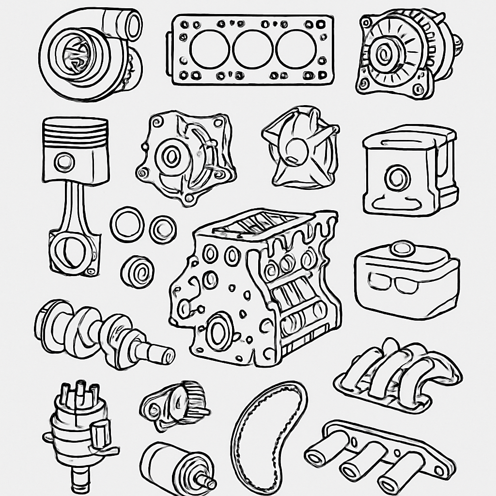Toyota Coaster Engine Parts