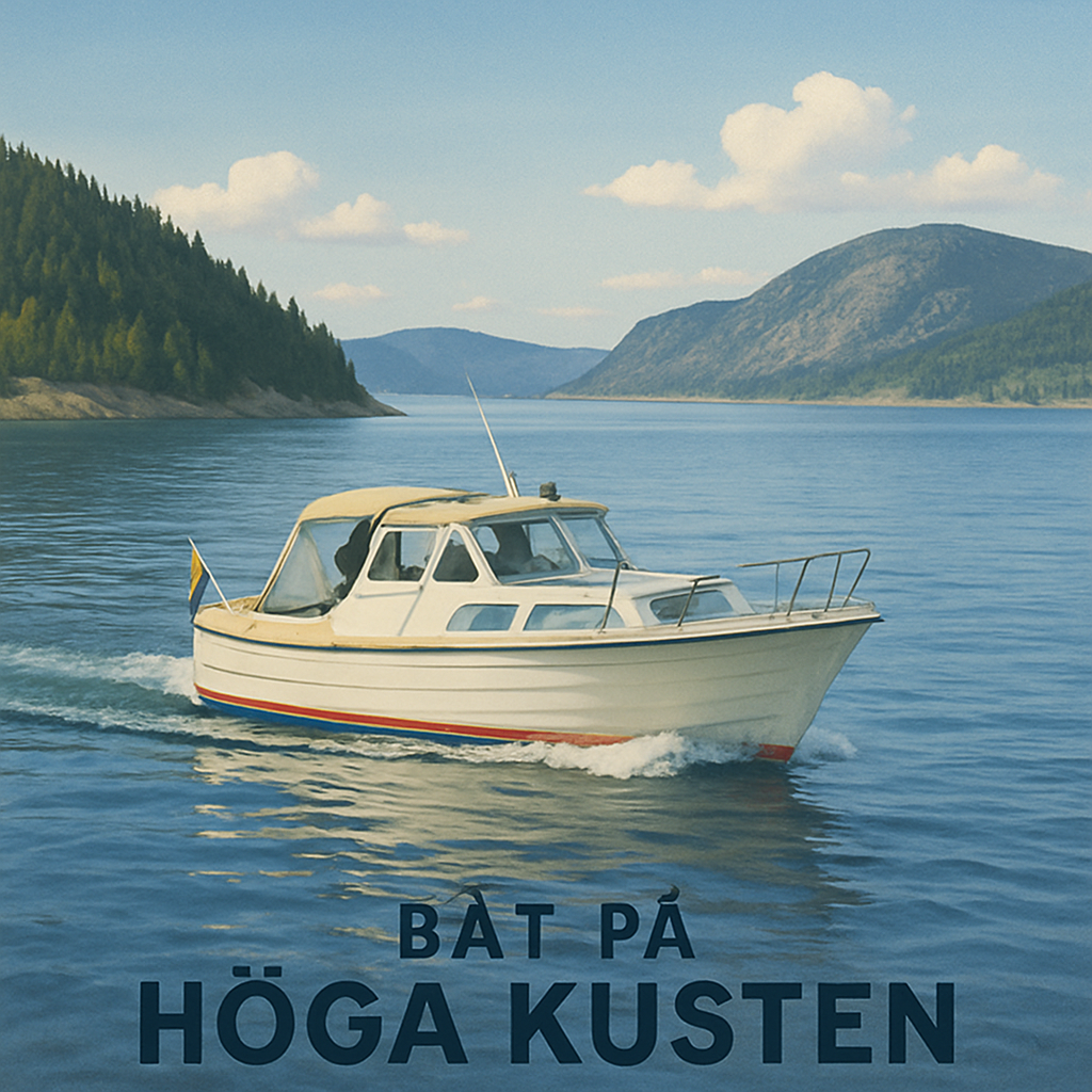 Båt på Höga Kusten