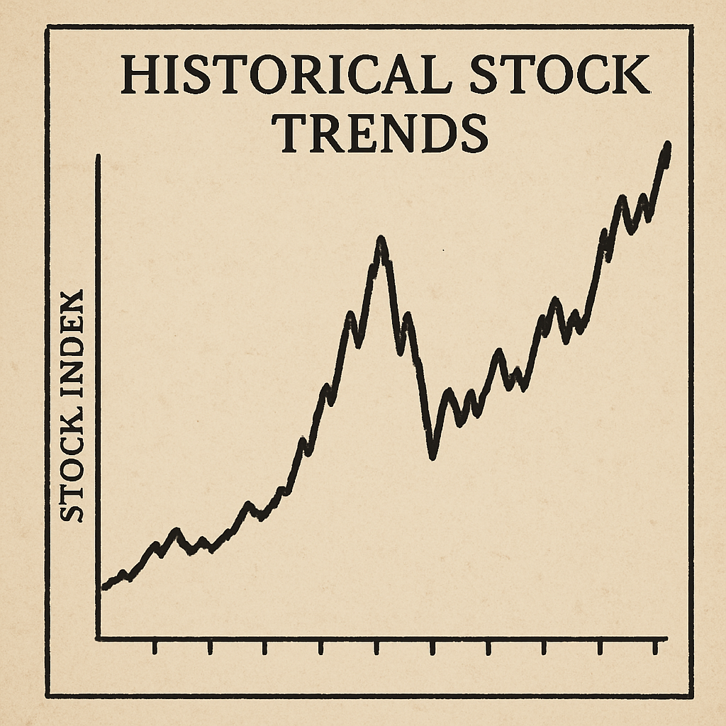 Historical stock trends graph