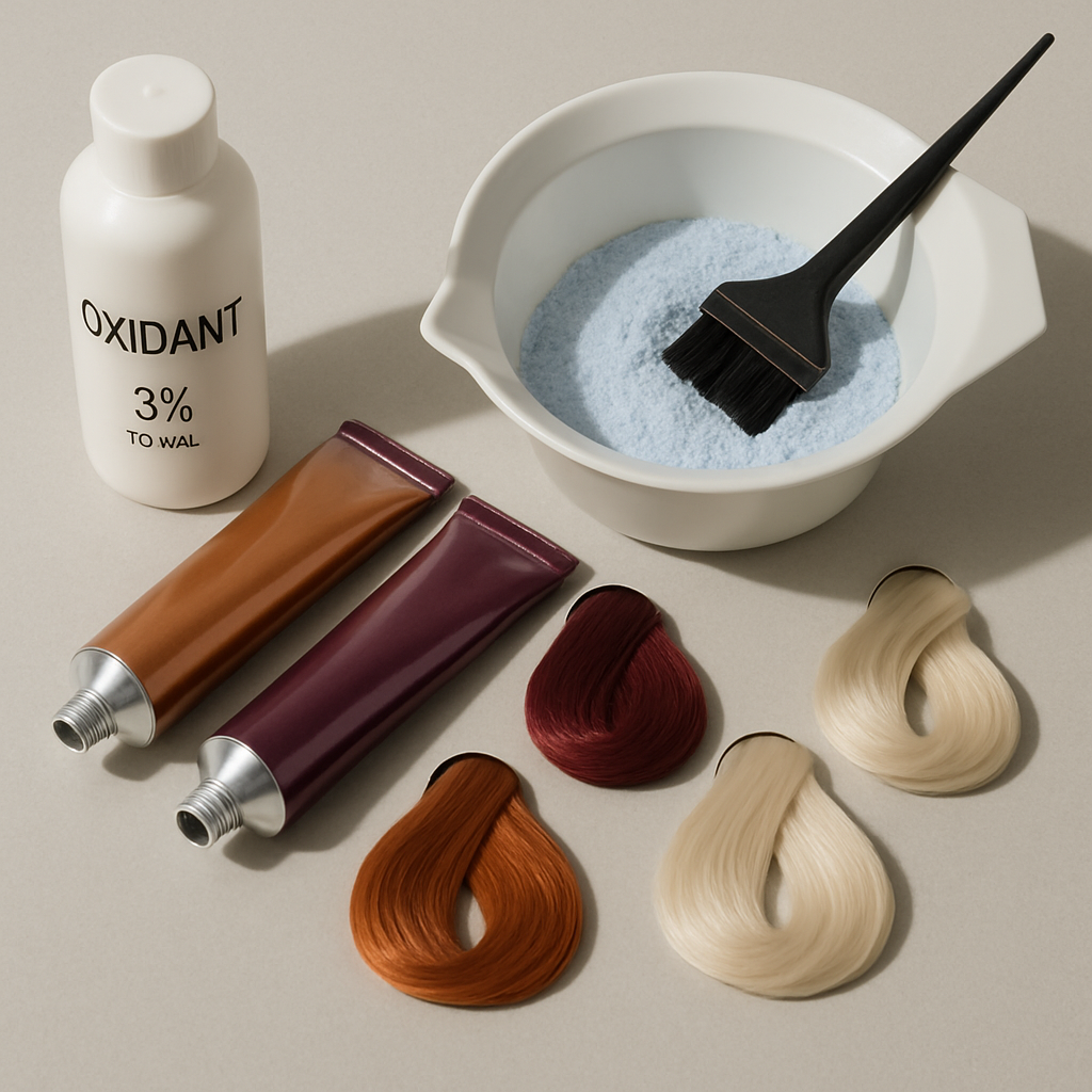 Professional hair coloring products