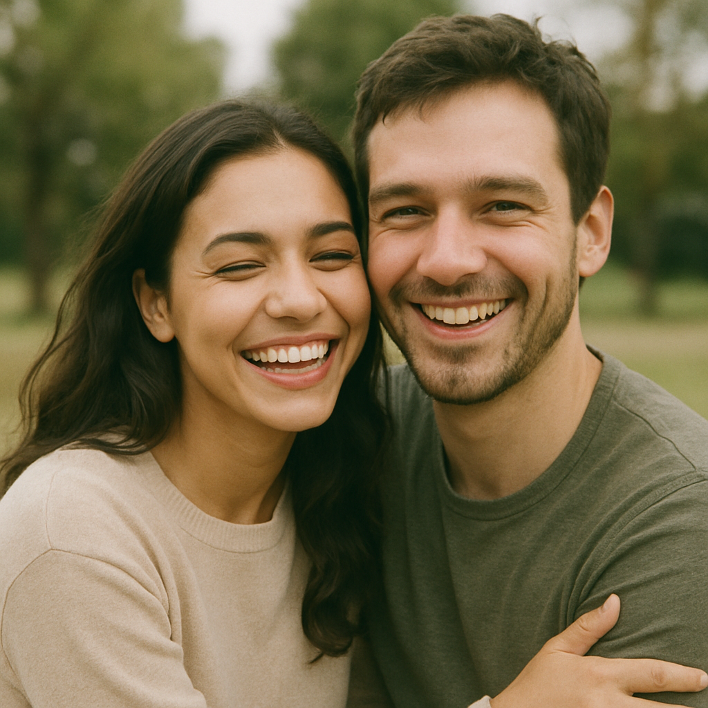 Happy couple