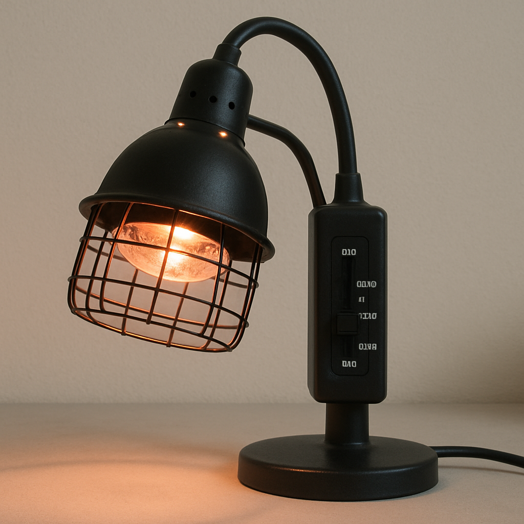 Pet warming lamp with adjustable settings