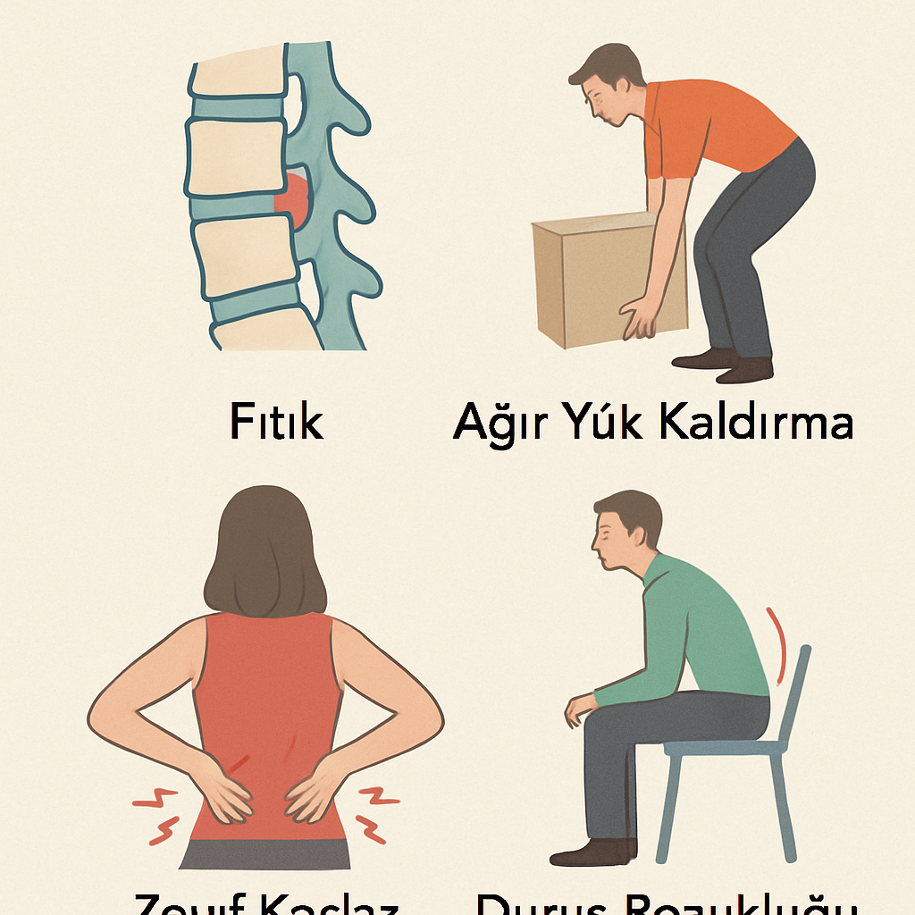 Bel ağrısının nedenleri