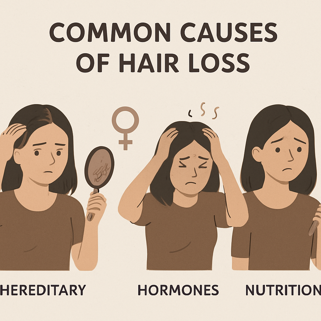 Common causes of hair loss