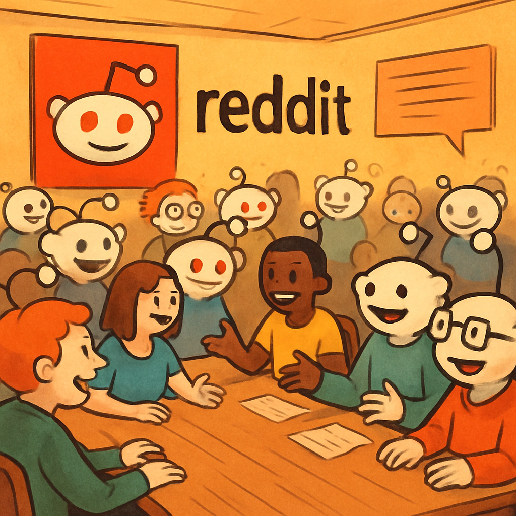 A vibrant Reddit community engaging in discussions