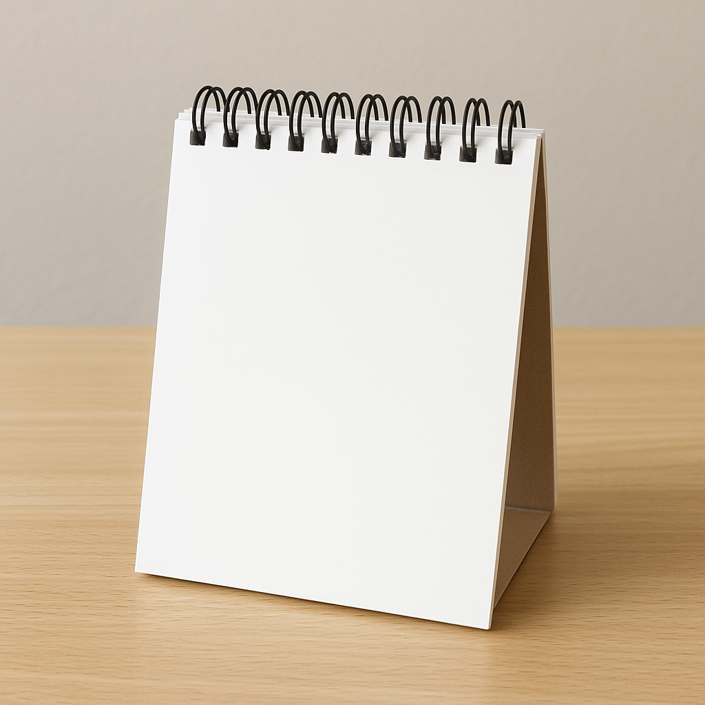 Example of spiral bound flipbook