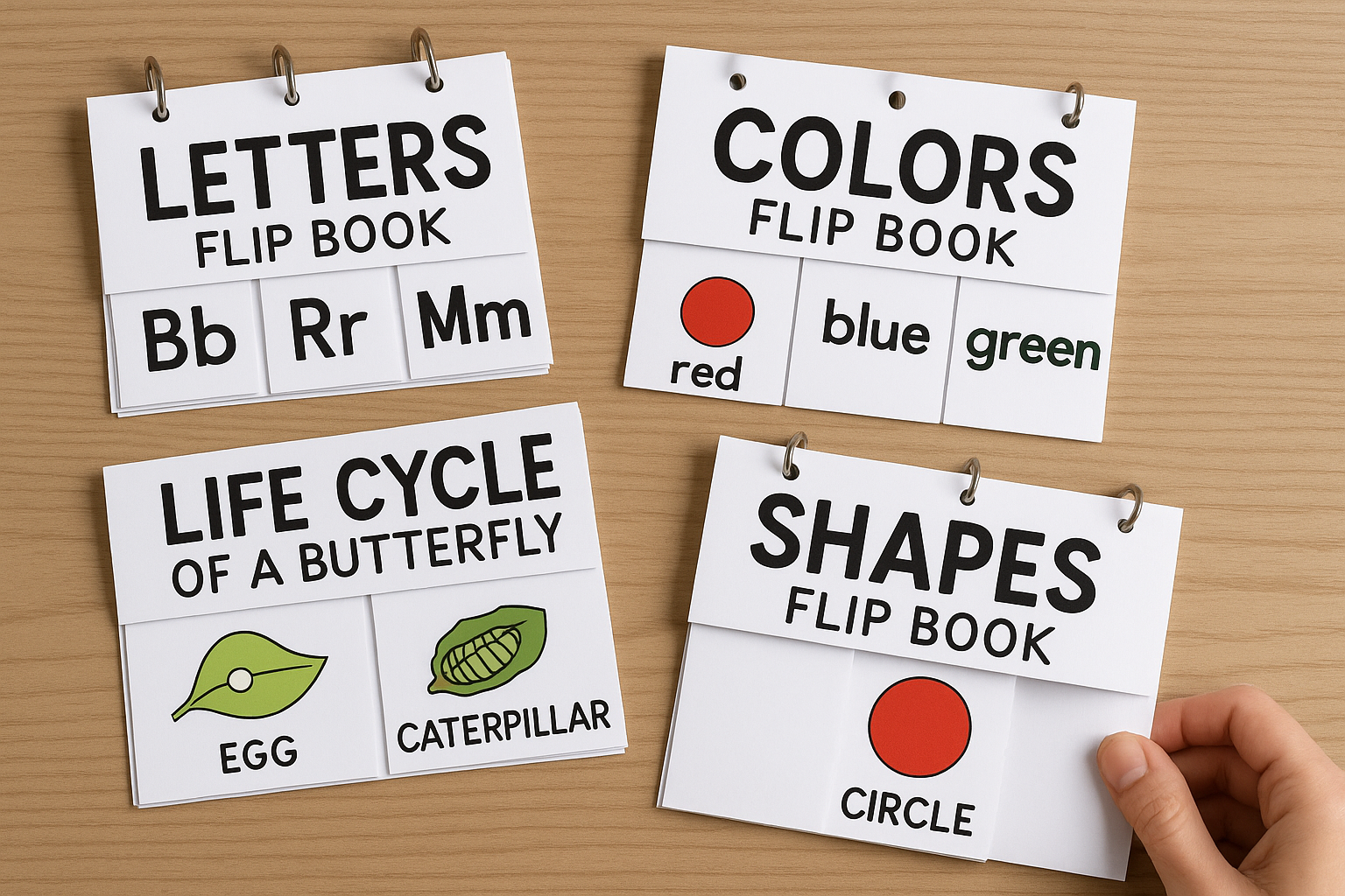 Flipbooks used in education