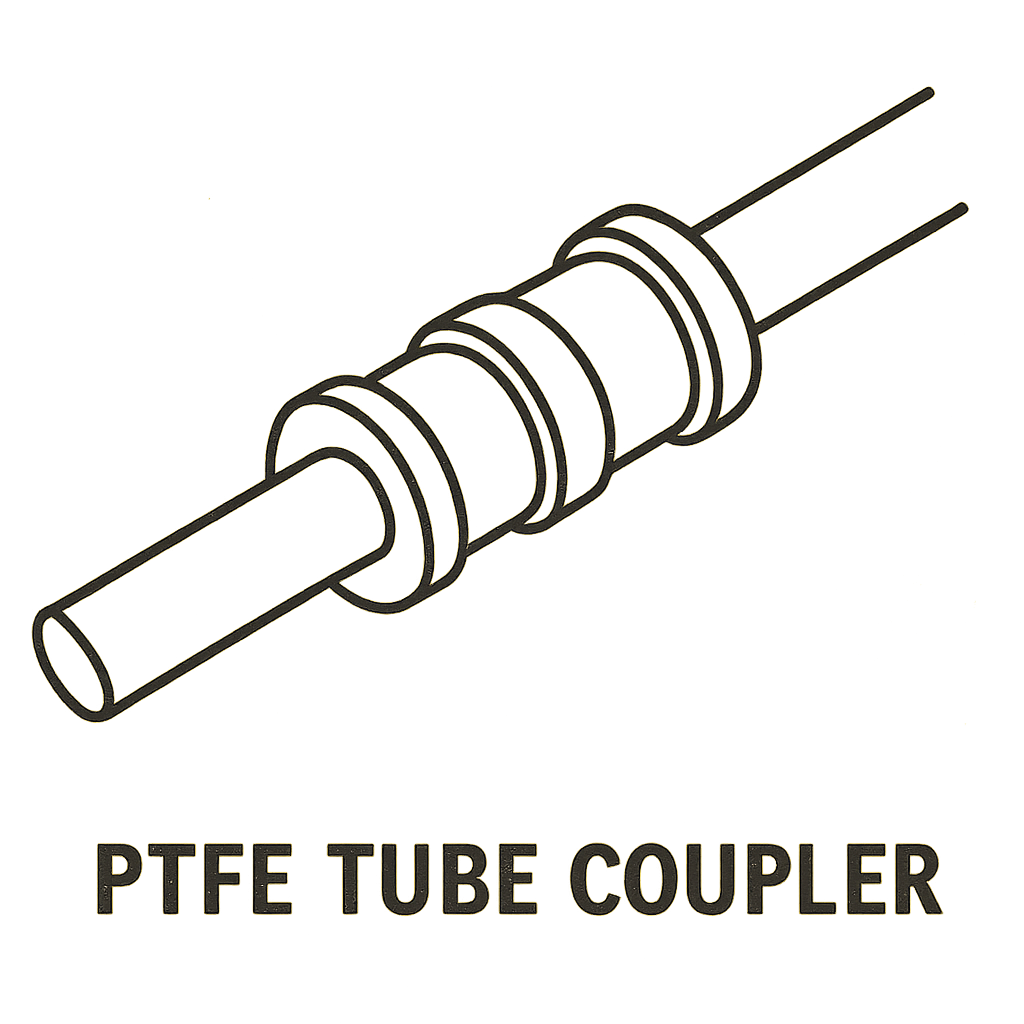 PTFE tube coupler illustration