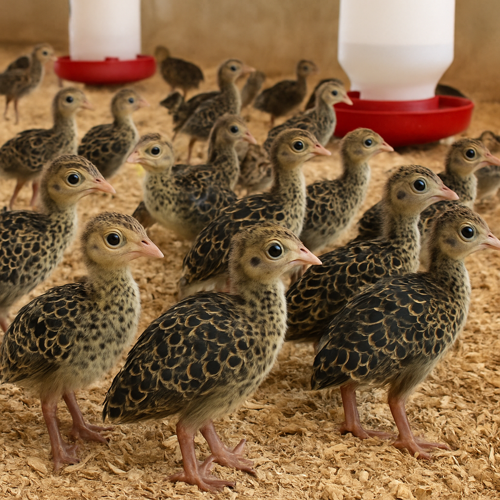 ocellated_turkey_chicks_in_a_breeding_farm