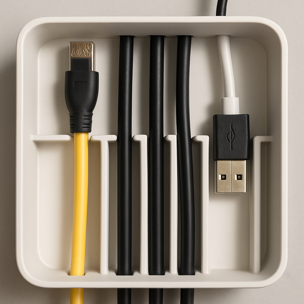 Cable management with dividers
