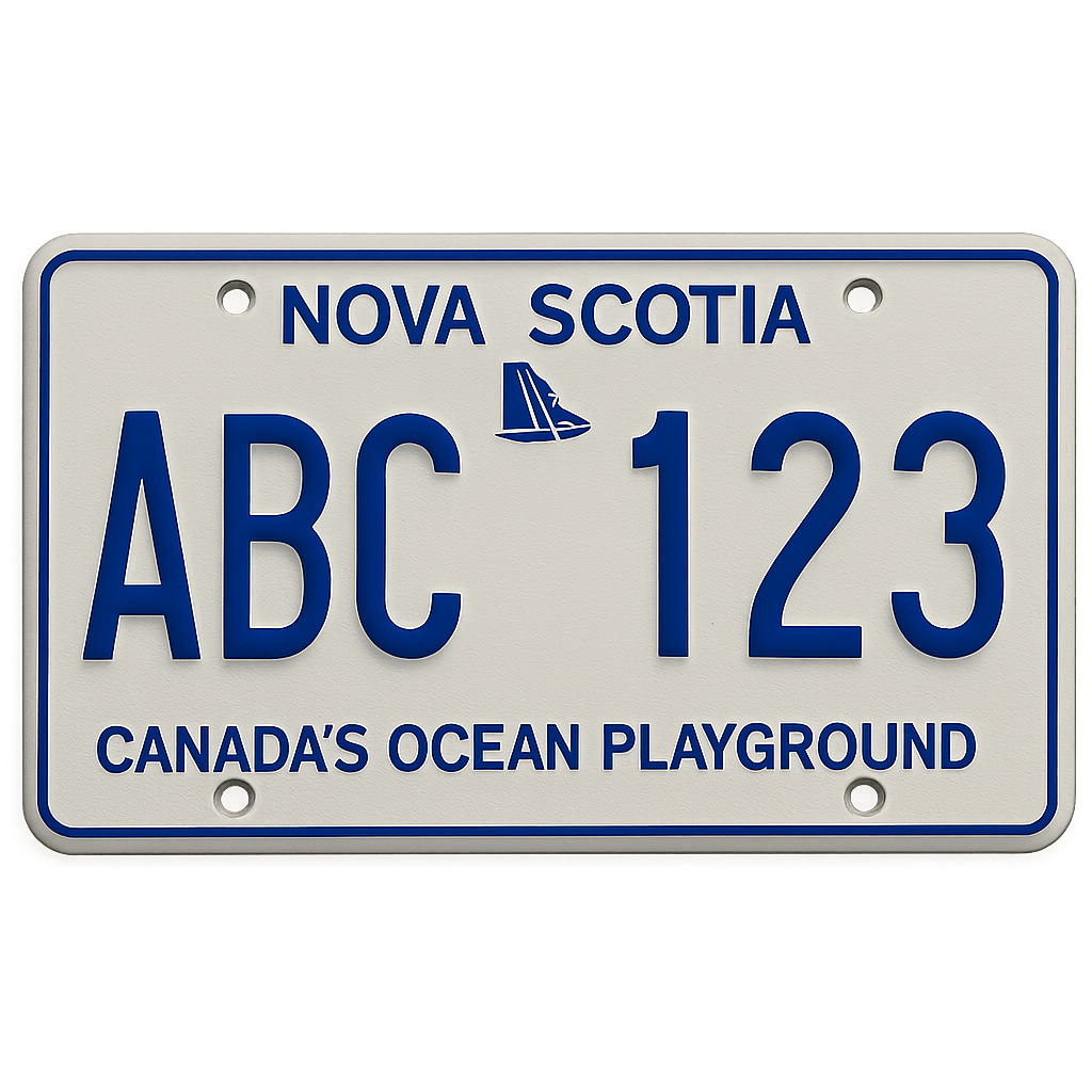 Nova Scotia License Plates