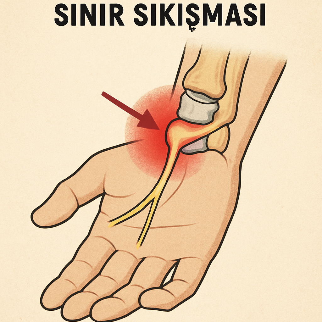 sinir sıkışması modeli