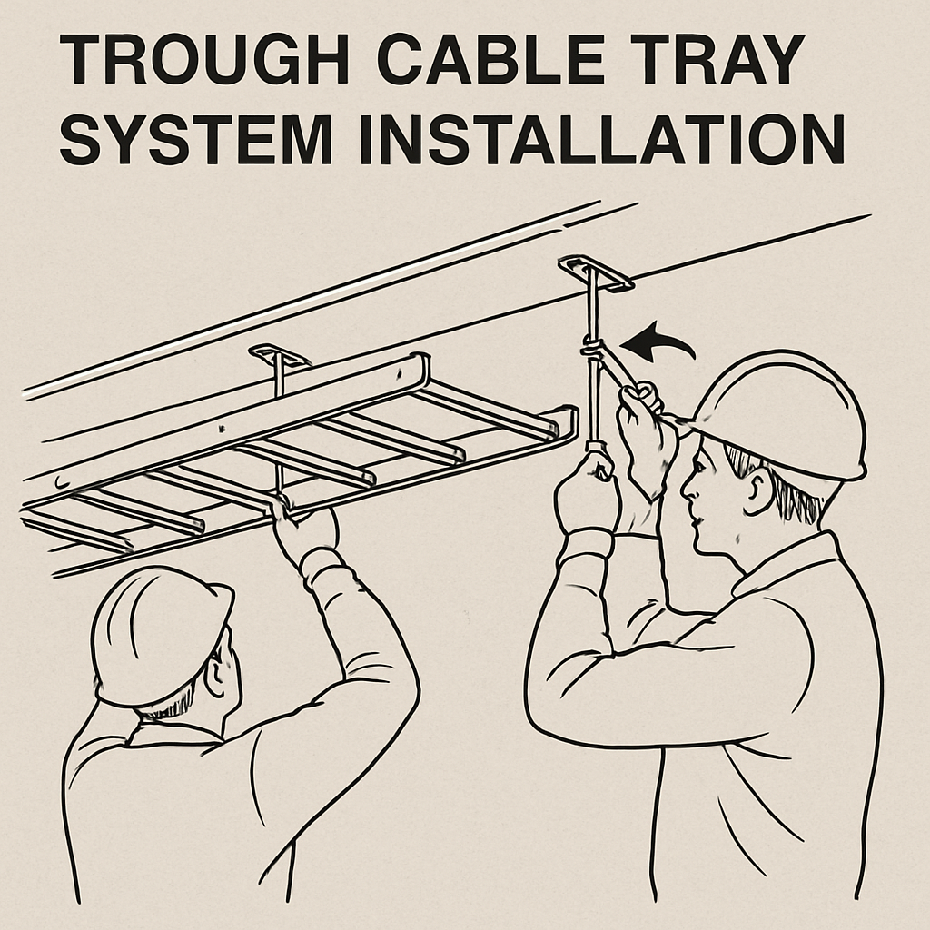 Trough Cable Tray System Installation