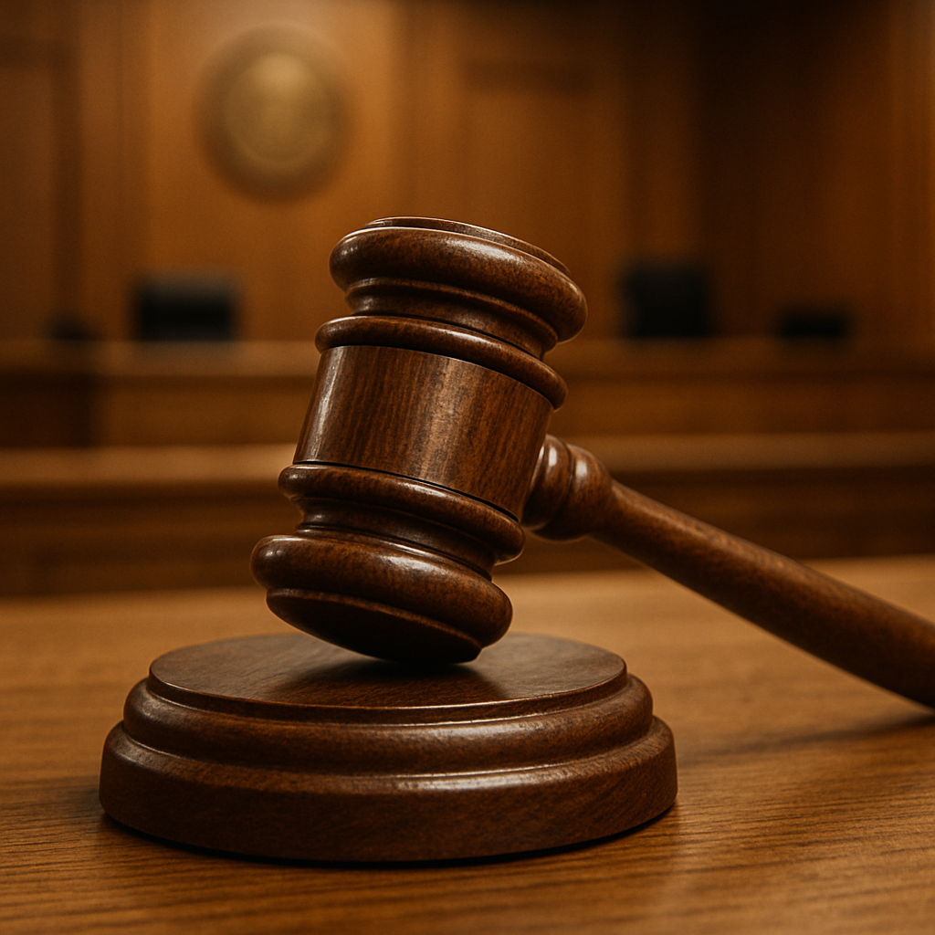 Courtroom gavel
