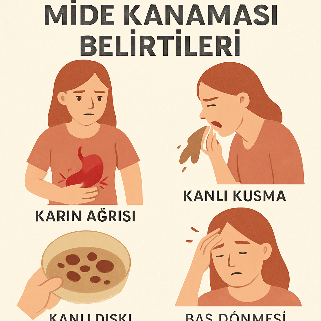 Mide kanaması belirtileri