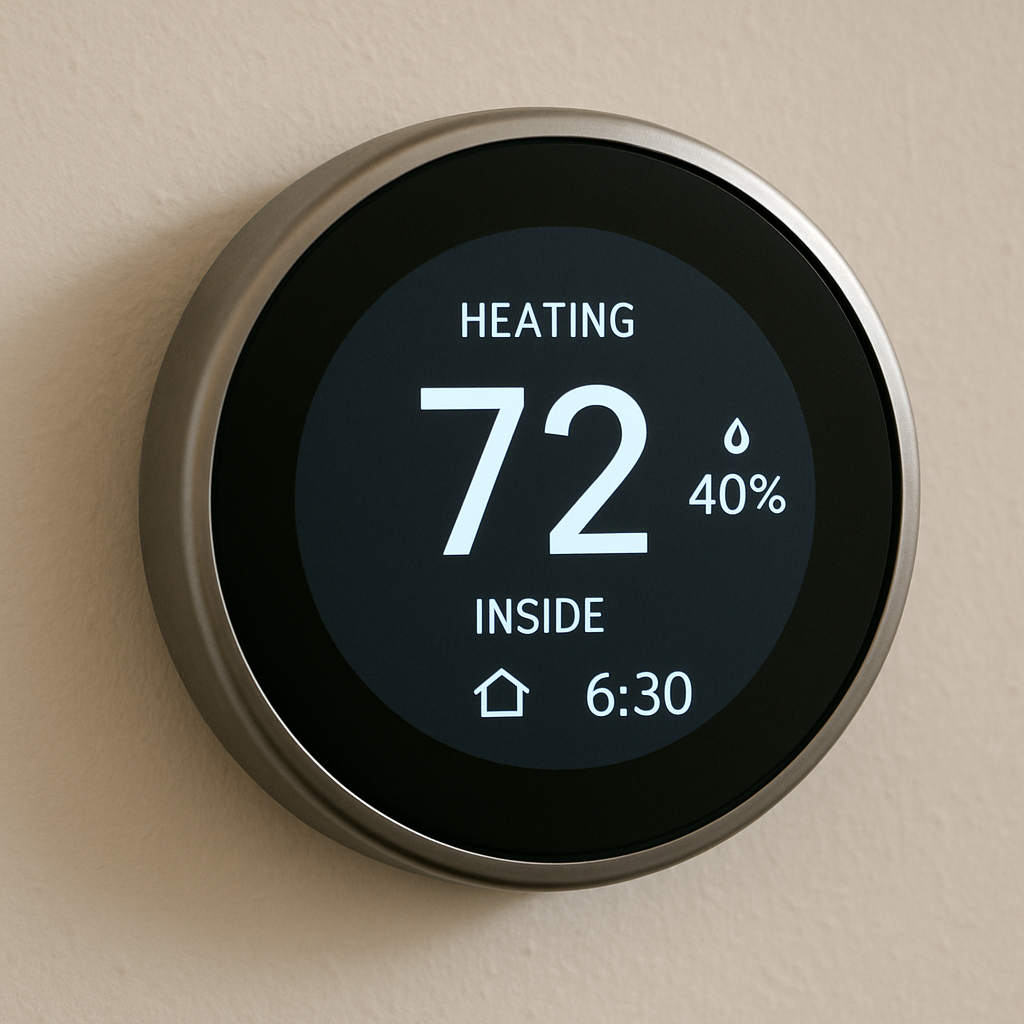 Smart thermostat settings