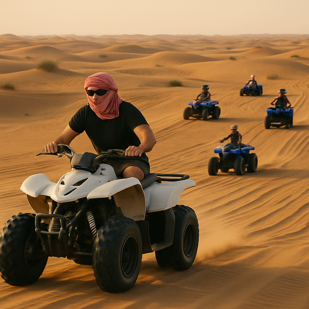 Quad Biking Adventure in Dubai Desert