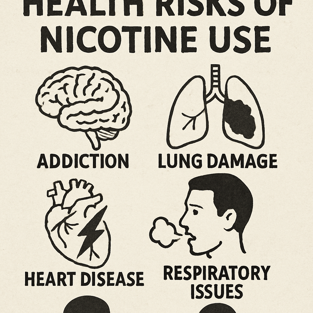 Health risks of nicotine use