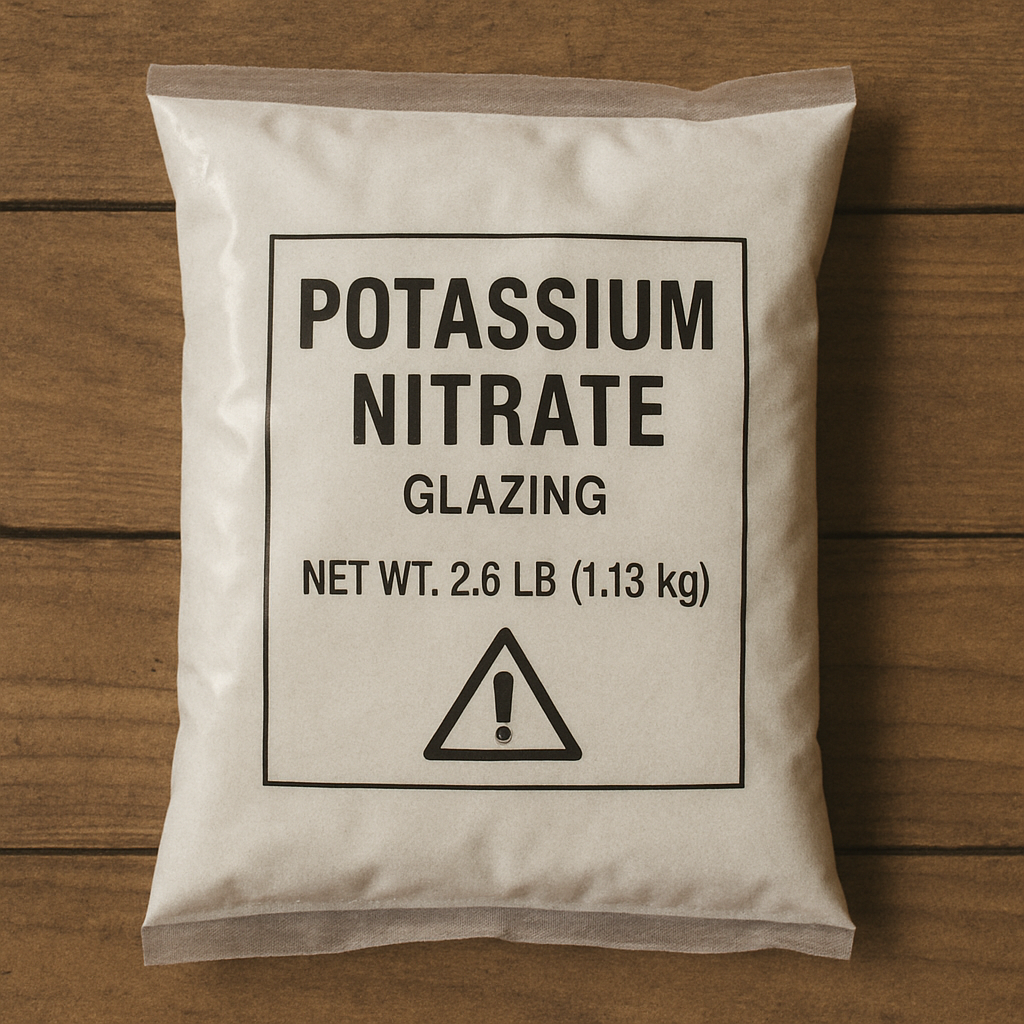 Affordable potassium nitrate for glazing