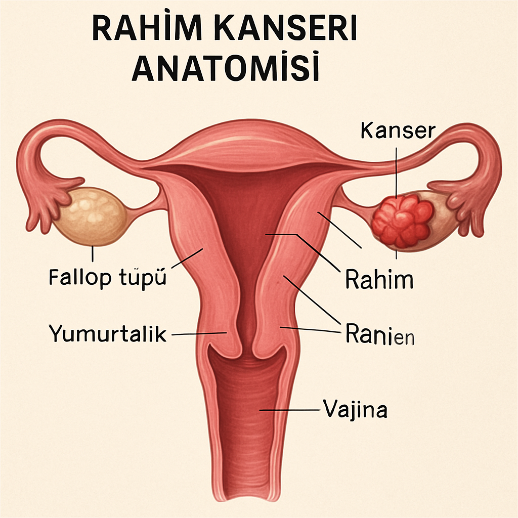 Rahim kanseri anatomisi