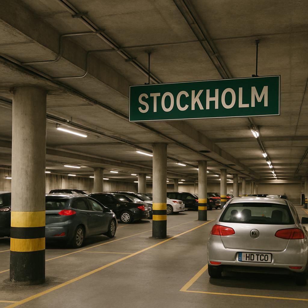 Parking garage in Stockholm