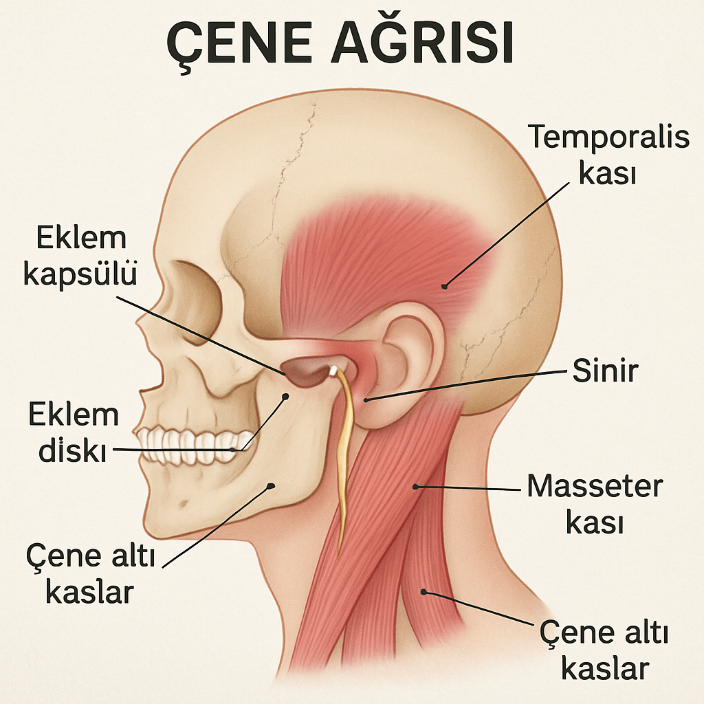 Çene ağrısının anatomik yapısı