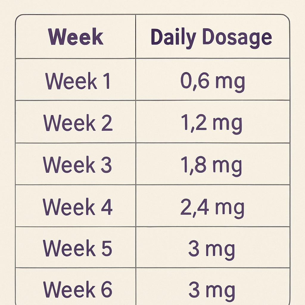 Saxenda Dosage Schedule