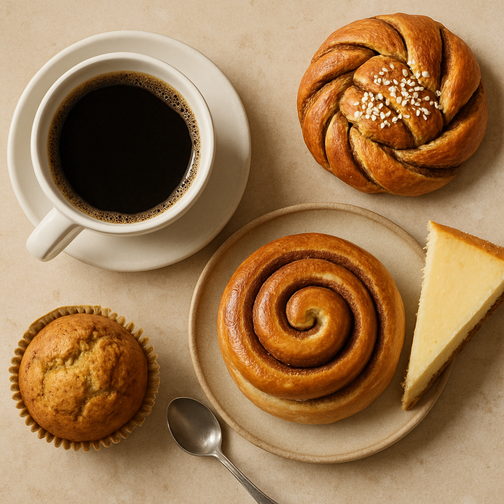 Kaffe och bakverk