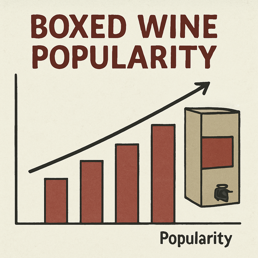 Boxed wine popularity