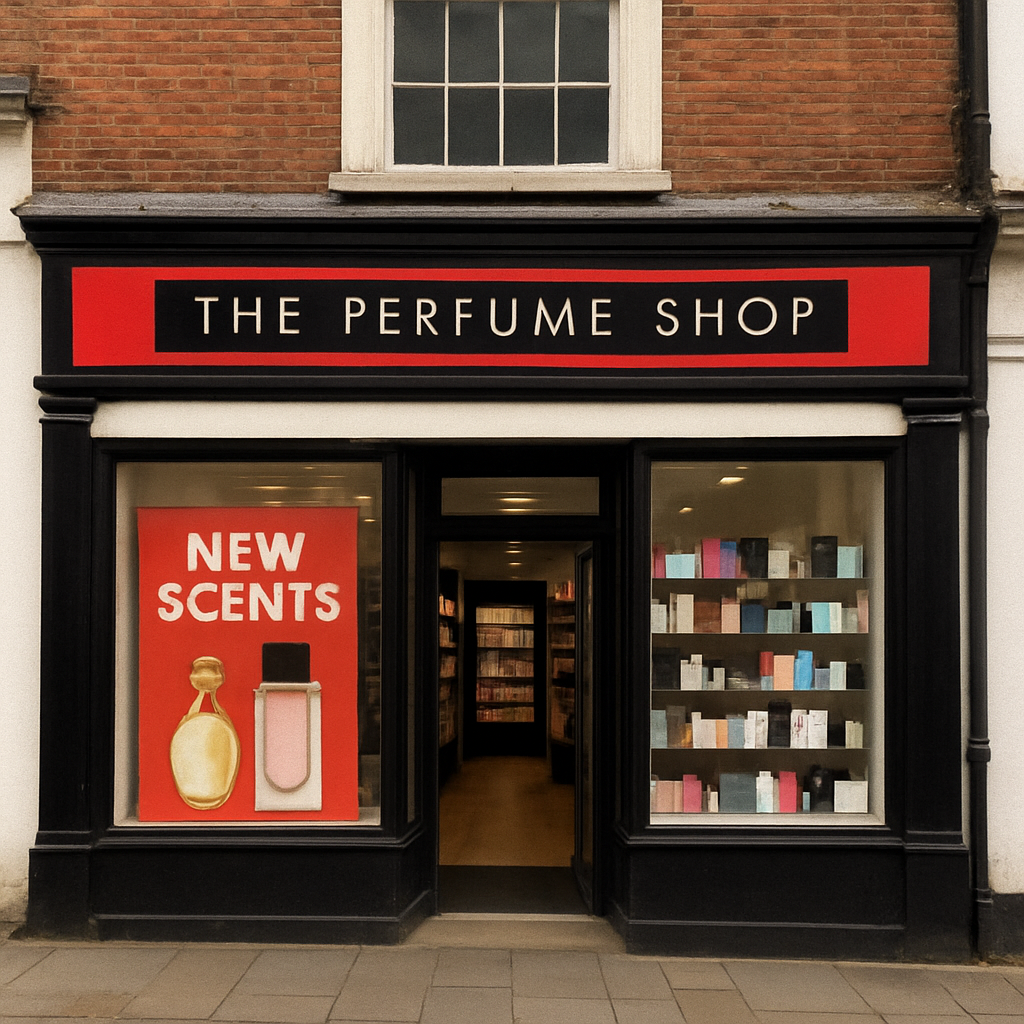 Guildford High Street Perfume Shopfront