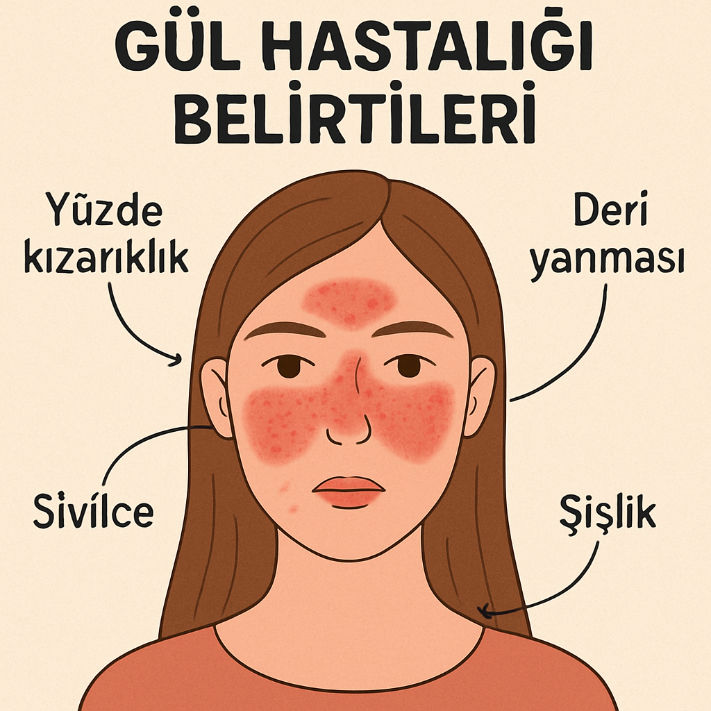 Gül hastalığı belirtileri