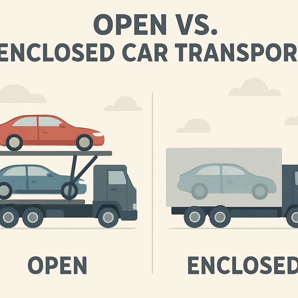 Open vs. Enclosed Car Transport