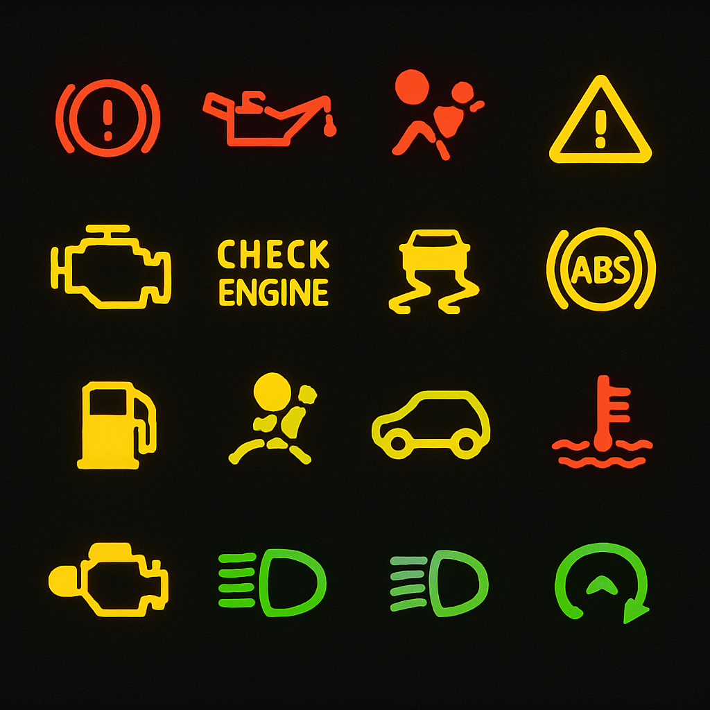 Dashboard warning lights