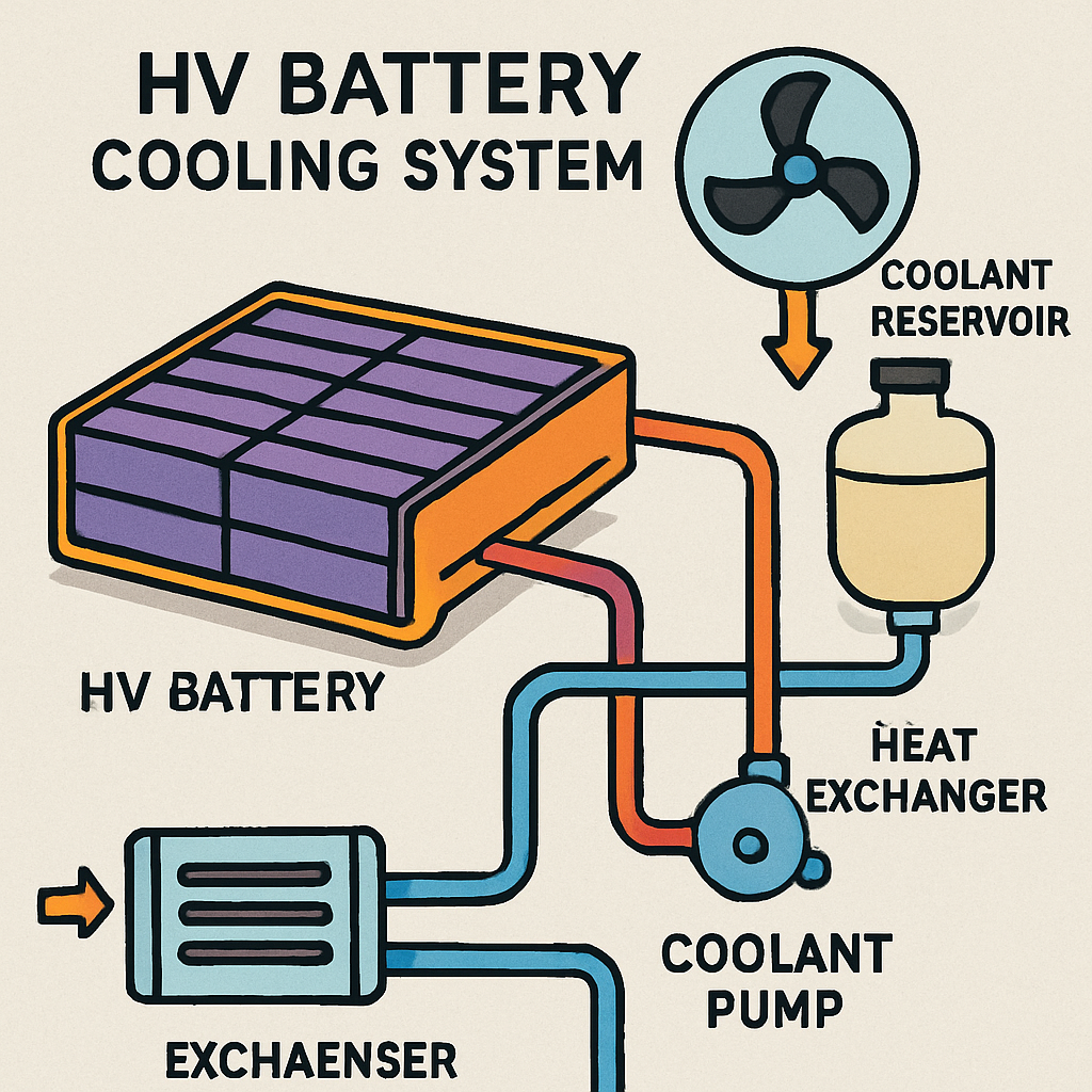 HV battery cooling system