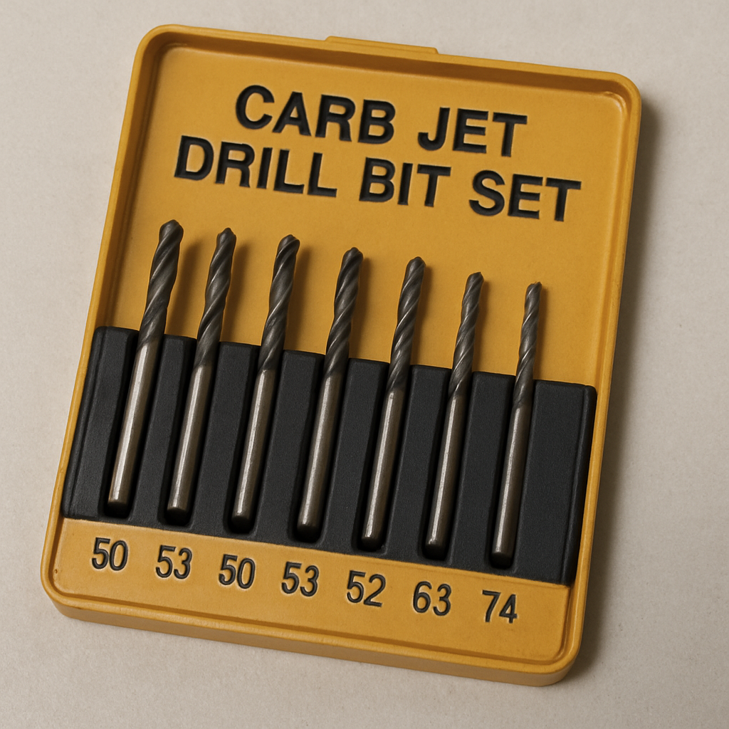 Carb jet drill bit set