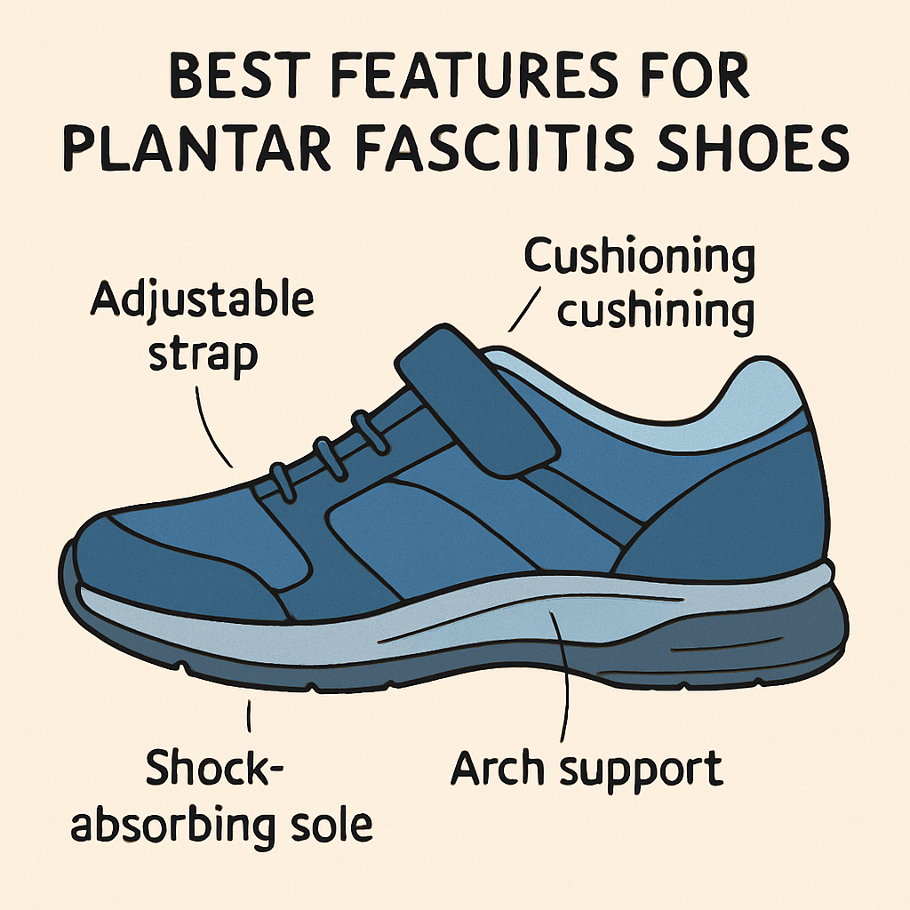 best features for plantar fasciitis shoes