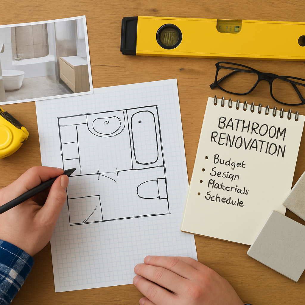 Bathroom renovation planning