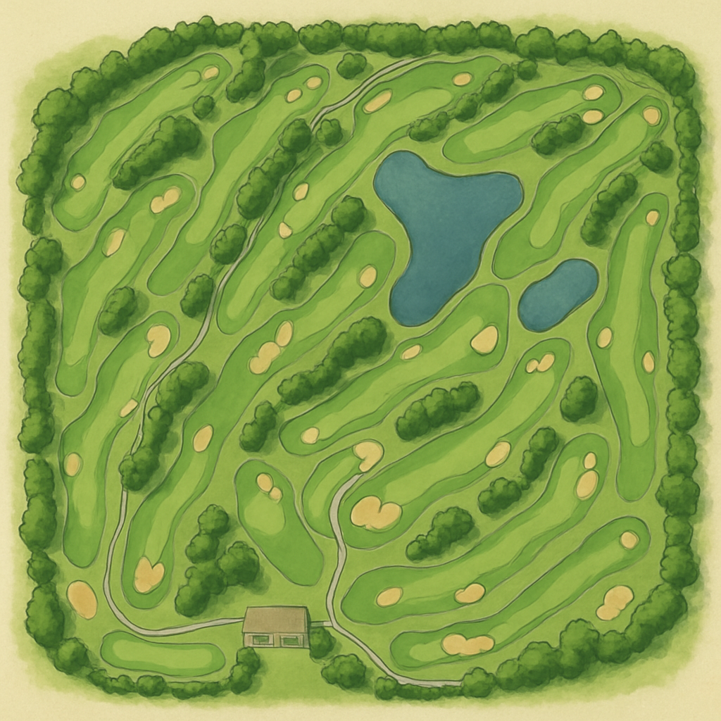 Golf course overview