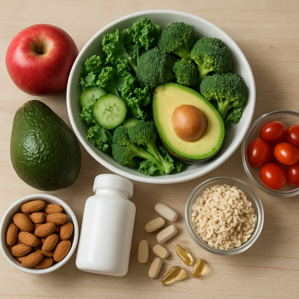 Healthy food and supplements