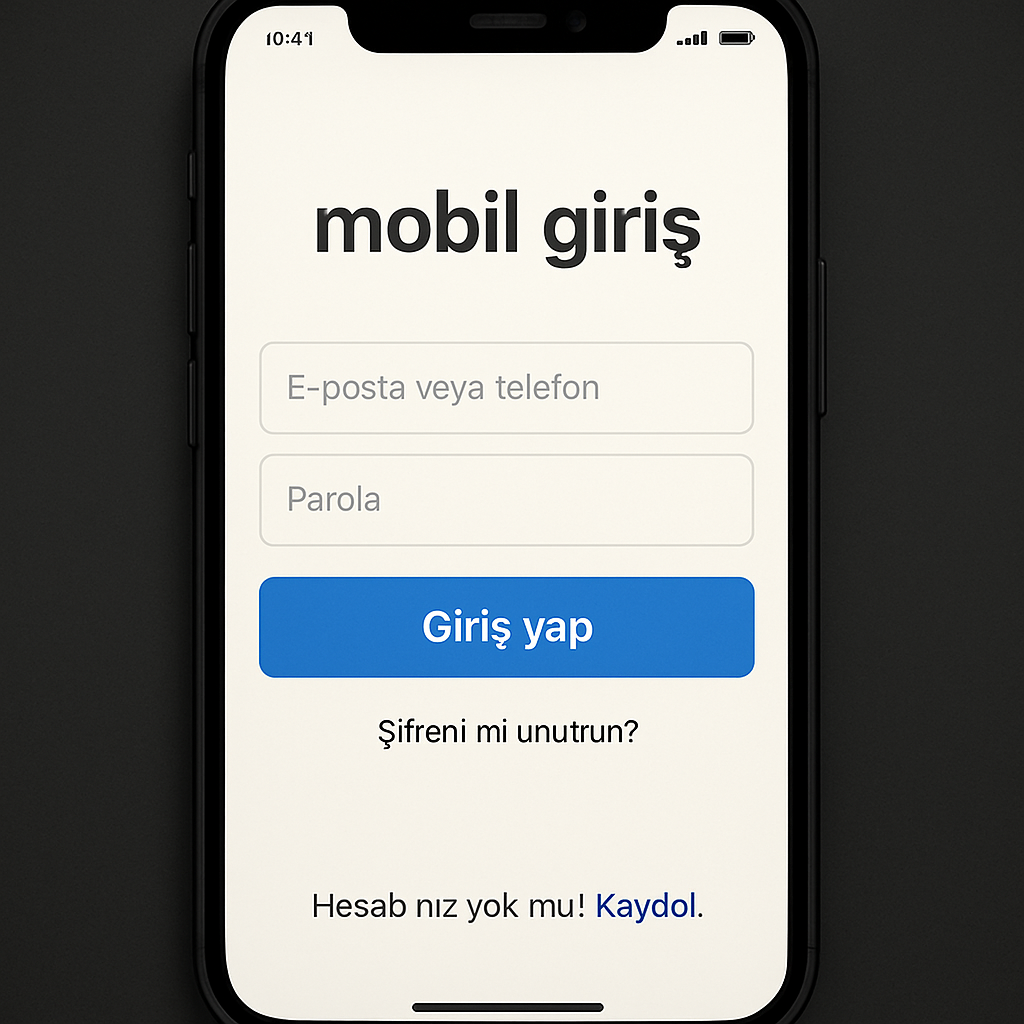 mobil giriş