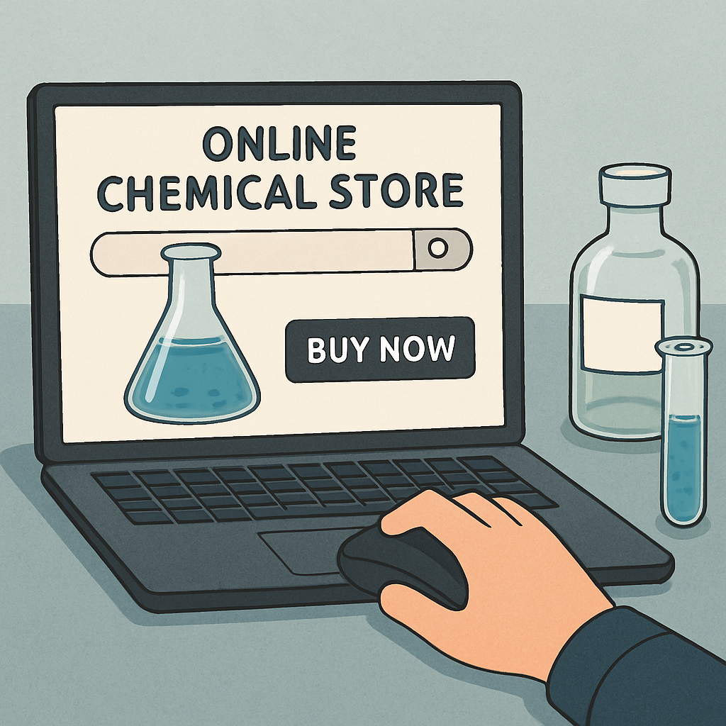 Online shopping for chemicals