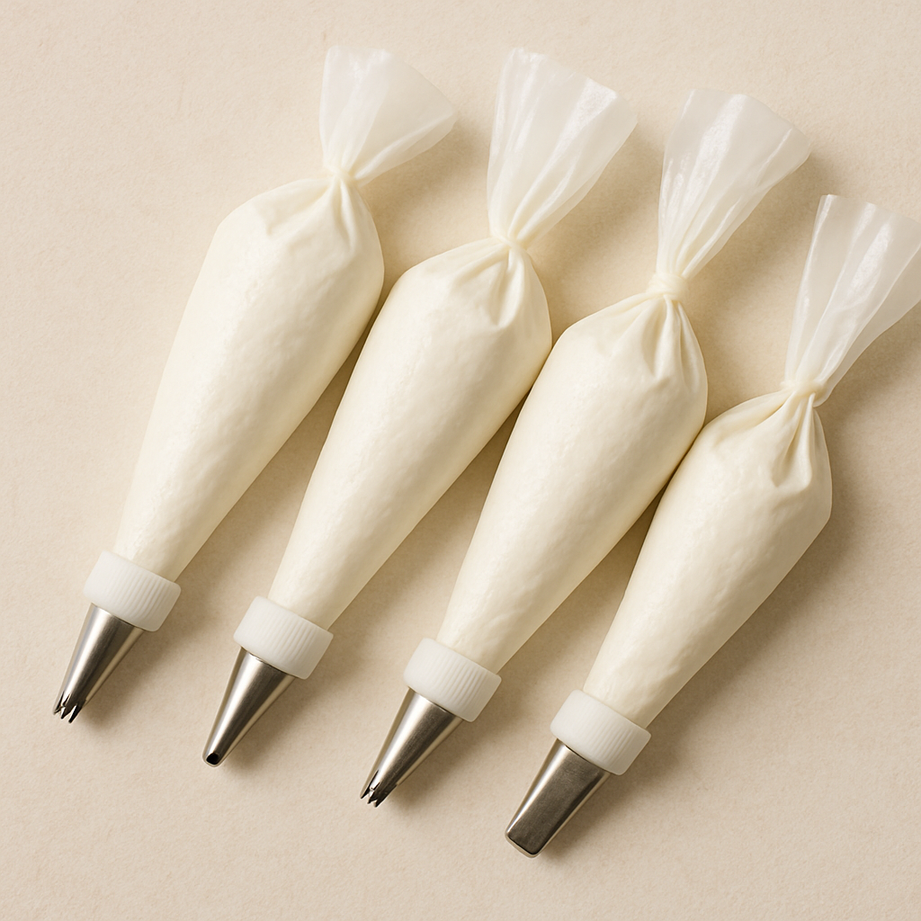 Piping bags and tips