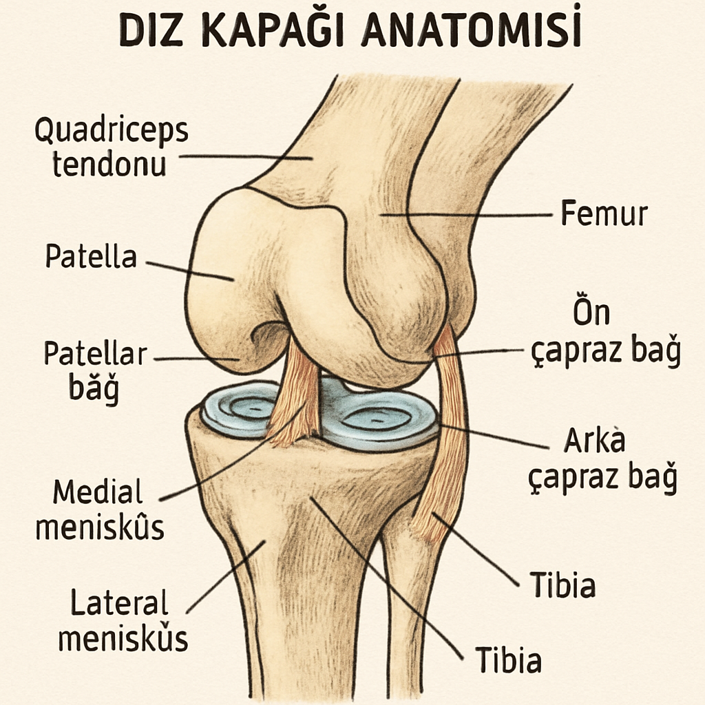 Diz kapağı anatomisi