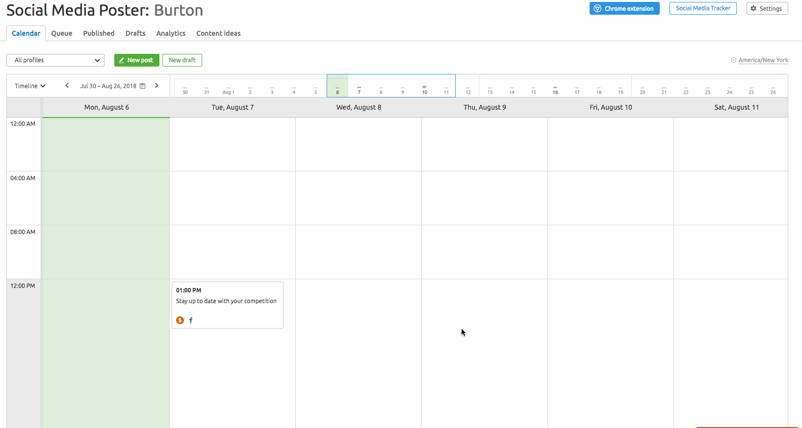 Planning Your Posts in an Interactive Calendar image 1