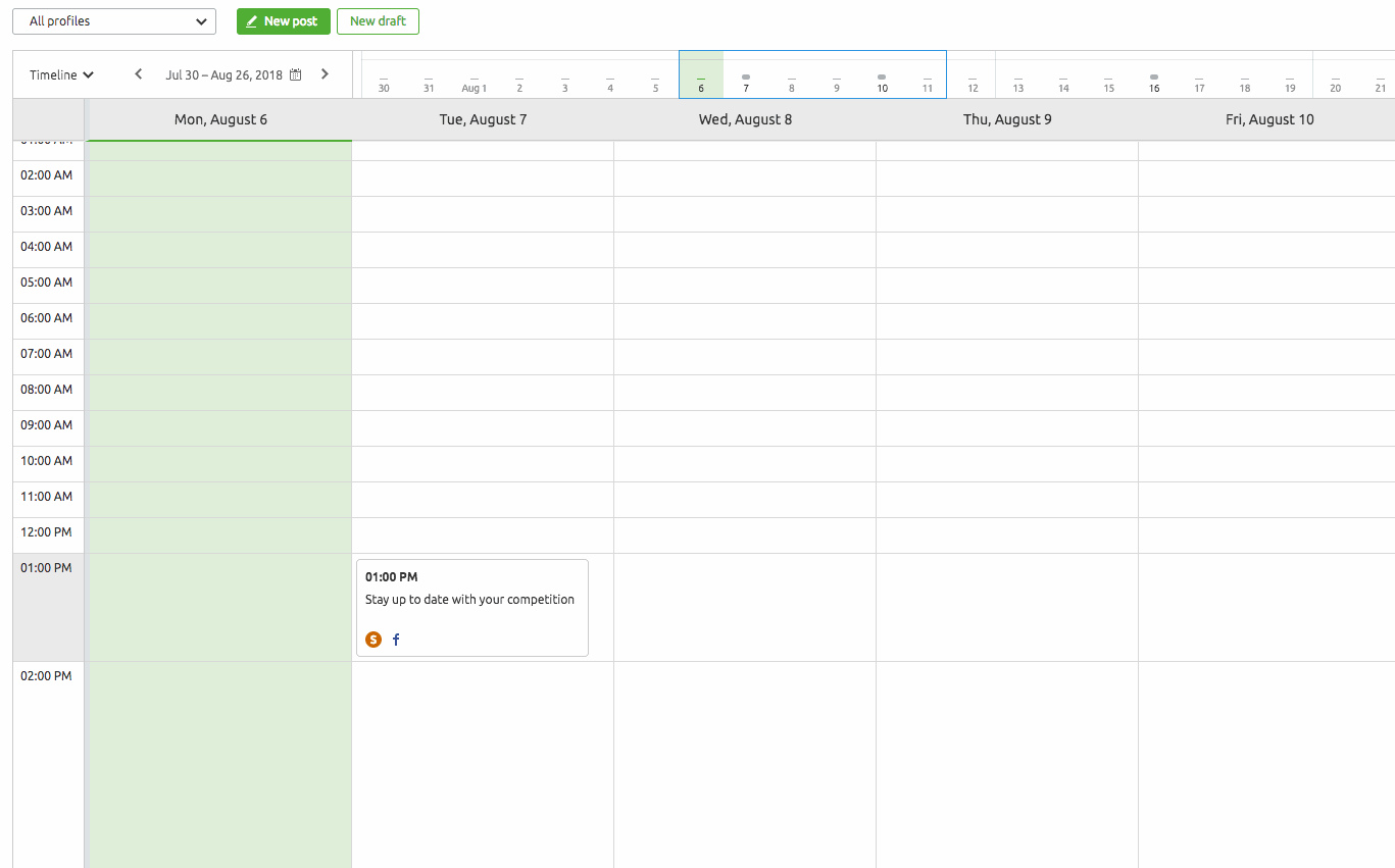 Planning Your Posts in an Interactive Calendar image 2