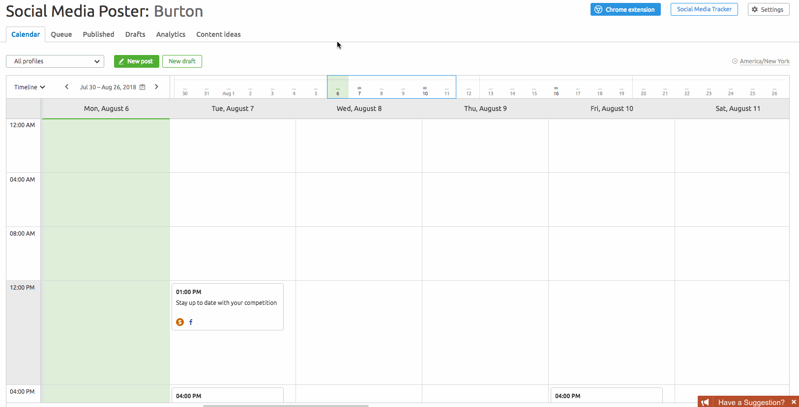 Planning Your Posts in an Interactive Calendar image 3