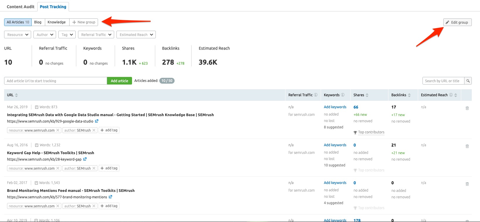 postview tracking