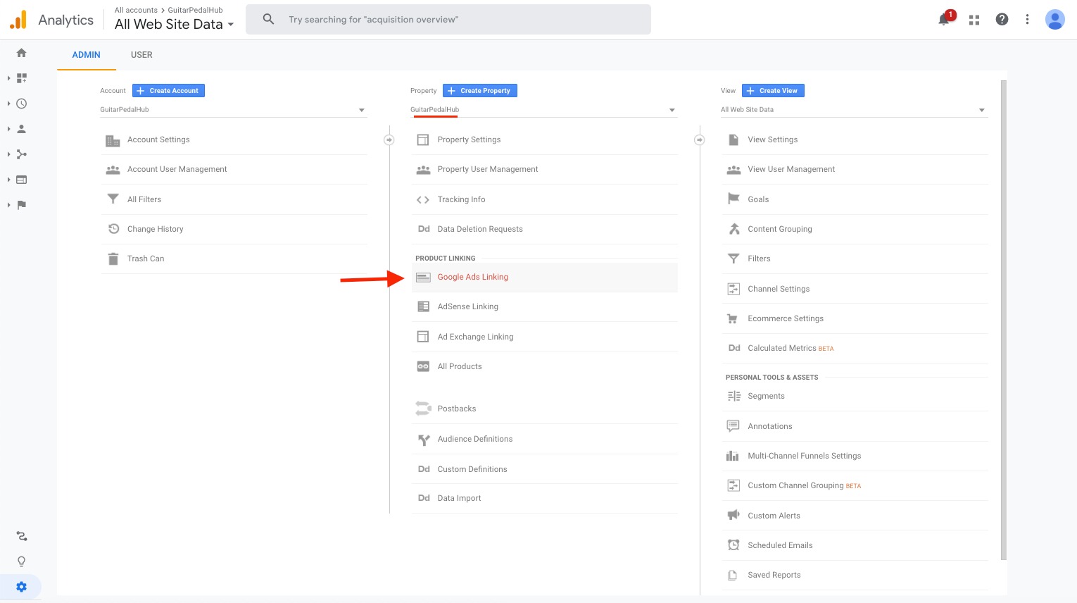 How to Connect Your Google Ads to Your Google Analytics image 1